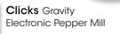 Clicks Gravity Electronic Pepper Mill-Per Set