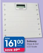 Safeway Stripe & Dot LCD Scale