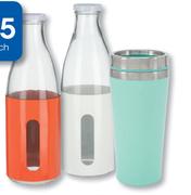 Clicks Glass Water Bottle-Each