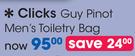 Clicks Guy Pinot Men's Toiletry Bag-Each
