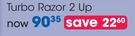 Gillette Mach3 Turbo Razor 2 Up-Each