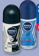 Nivea Men's Roll-On-50ml Each