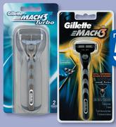 Gillette Mach3 Turbo Razor 2 Up-Each