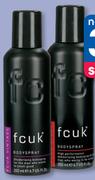Fcuk Men's Bodyspray-200ml Each