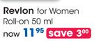 Revlon For Women Roll-On-50ml Each
