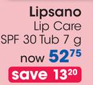 Lipsano Lip Care SPF30 Tub-7g Each