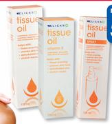 Clicks Tissue Oil-125ml,Spray Or Vitamin E-125ml Each