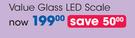 Safeway Value Glass LED Scale-Each