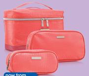 Clicks Moc Croc Cosmetics Purses Or Toiletry Bags-Each