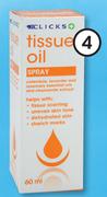 Clicks Tissue Oil Spray-60ml