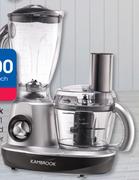 Kambrook 400 Watt 2-In-1 Silver Food Processor Blender