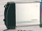 Safeway 4 Slice Stainless Steel Toaster