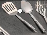 Kambrook Stainless Steel Slotted Turner 33Cm Spoon Or 28Cm Potato Masher-Each