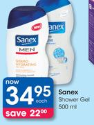Sanex Shower Gel-500ml Each