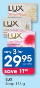 Lux Soap Per Offer-3 x 175g