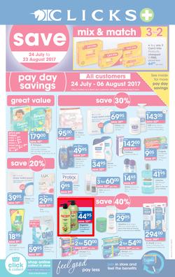 Clicks : Pay Day Savings (24 July - 23 Aug 2017), page 1