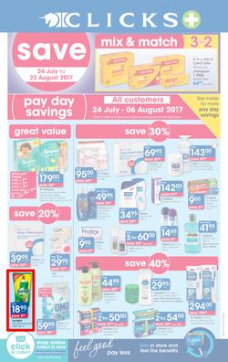 Clicks : Pay Day Savings (24 July - 23 Aug 2017), page 1