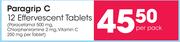 Paragrip C 12 Effervescent Tablets-Per Pack