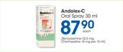 Andolex-C Oral Spray-30ml Each