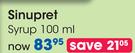 Sinupret Syrup Each-100ml
