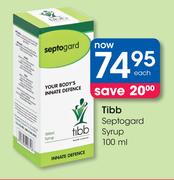 Tibb Septogard Syrup-100ml Each