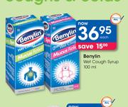 Benylin Wet Cough Syrup-100ml Each