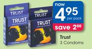 Trust 3 Condoms-Per Pack