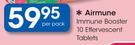 Airmune Immune Booster 10 Effervescent Tablets-Per Pack