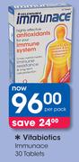 Vitabiotics Immunace 30 Tablets-Per Pack