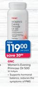 GNC Women's Evening Primrose Oil 500 90 Softgels-Per Pack