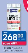 USN Phedraut Lipo XT-80 Capsules Per Pack