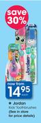 Jordan Kids Toothbrushes-Each