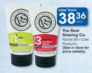 The Real Shaving Co. Facial Skin Care Products Each