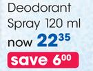 Coty Deodorant Spray-120ml