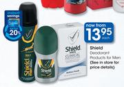 Shield Deodoarant Products For Men-Each