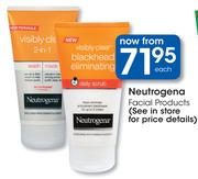 Neutrogena Facial Products-Each