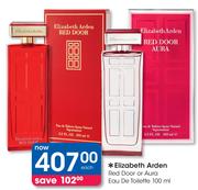 Elizabeth Arden Red Door Or Aura Eau De Toilette-100ml-Each