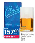 Revlon Charlie Eau De Toilette Spray-50ml
