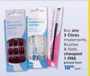 Clicks Implements, Brushes & Nails-Each