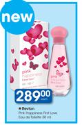 Revlon Pink Happiness First Love Eau De Toilette-50ml