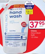 Clicks Hand Wash Refill-1.5L