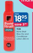 TCB Bone Strait Blow Dry And Conditioner Lotion-200ml