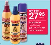 Sta-Sof-Fro Hair Sprays-Each