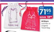 Glam Laundry Or Lingerie Travel Bag-Each