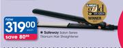 Safeway Salon Series Titanium Hair Straightener