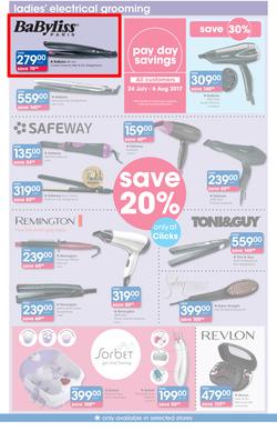 Clicks : Pay Day Savings (24 July - 23 Aug 2017), page 25