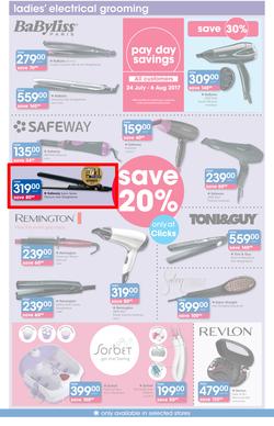 Clicks : Pay Day Savings (24 July - 23 Aug 2017), page 25