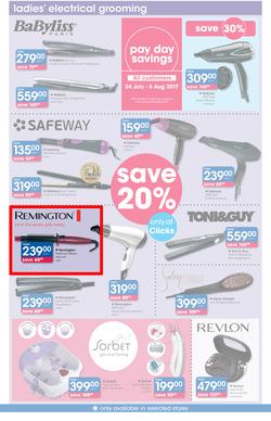 Clicks : Pay Day Savings (24 July - 23 Aug 2017), page 25