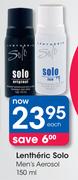 Lentheric Solo Men's Aerosol-150ml Each
