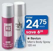 Revlon Men's Body Spray-120ml